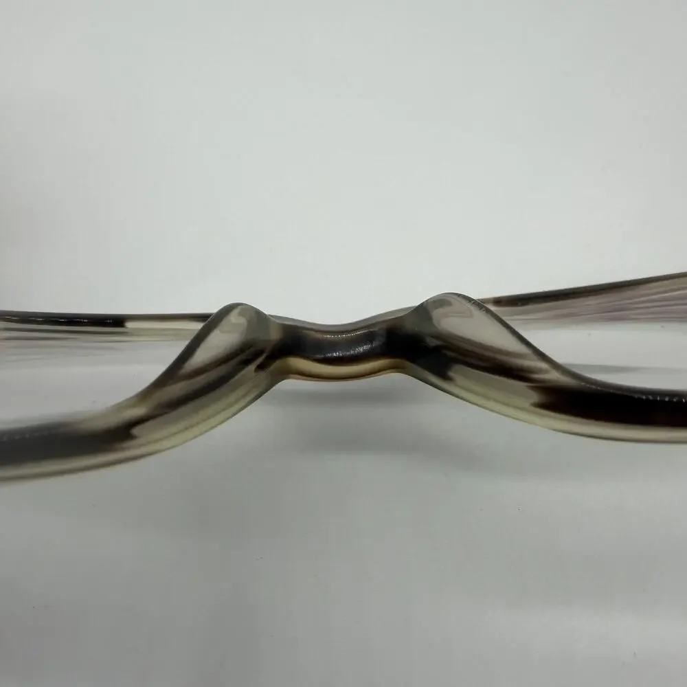 Jones New York J242 Brown Horn Eyeglasses 48-16-135 Rose Gold Cat Eye Women’s
